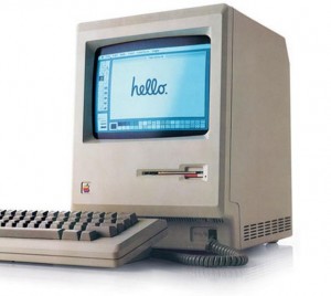 An early Apple Mac computer